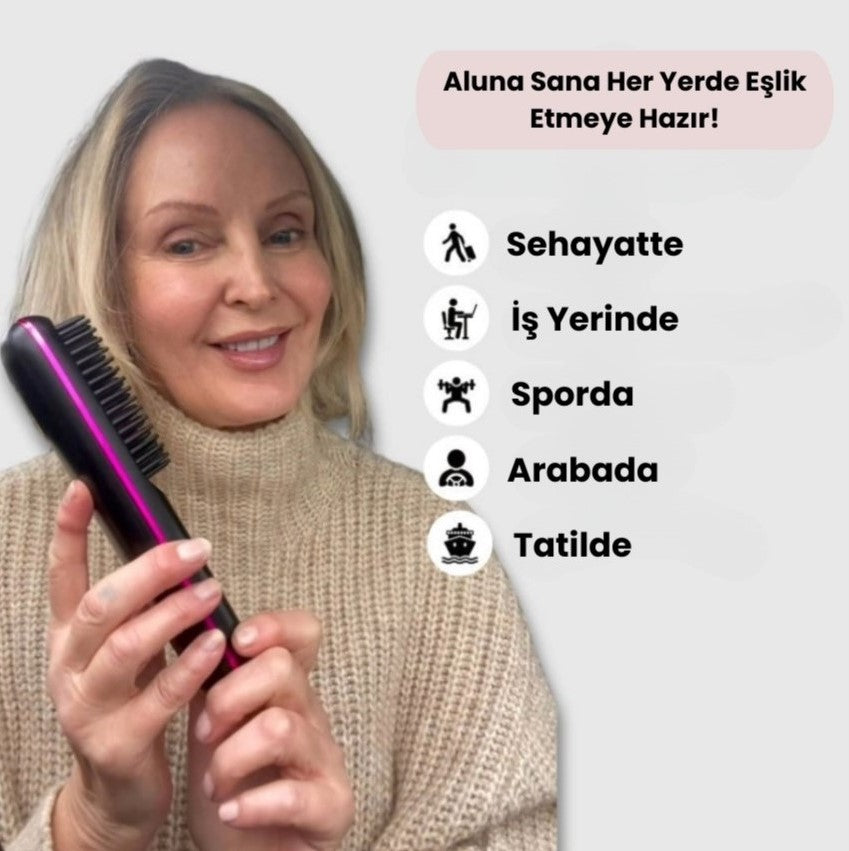Aluna Saç Düzleştirici Tarak