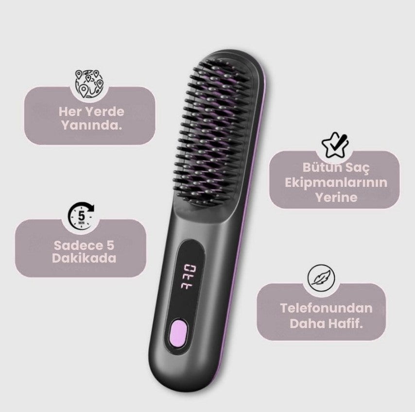 Aluna Saç Düzleştirici Tarak