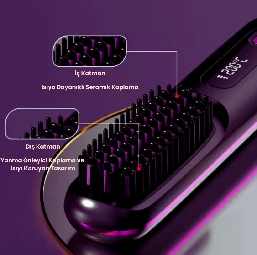 Aluna Saç Düzleştirici Tarak